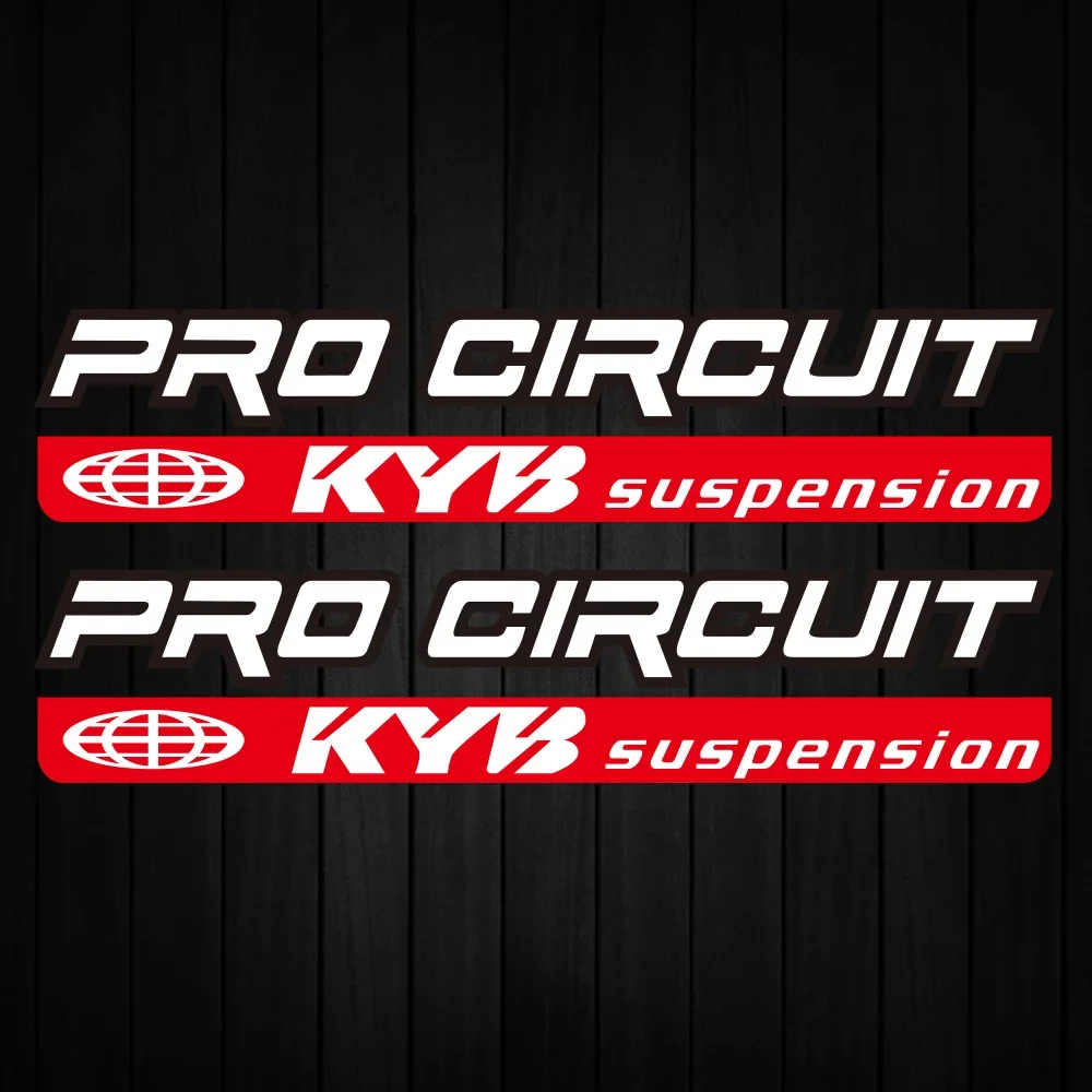 

PRO Circuit KYB Вилка НАКЛЕЙКИ Mx Dirt Bike GRAPHICS подходят для всех мотокроссовых велосипедов для Kawasaki Yamaha Tmax Suzuki Benelli KTM Honda