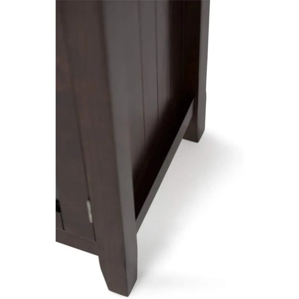 Металлический шкаф из массива дерева диагональю 35 дюймов с двумя дверцами