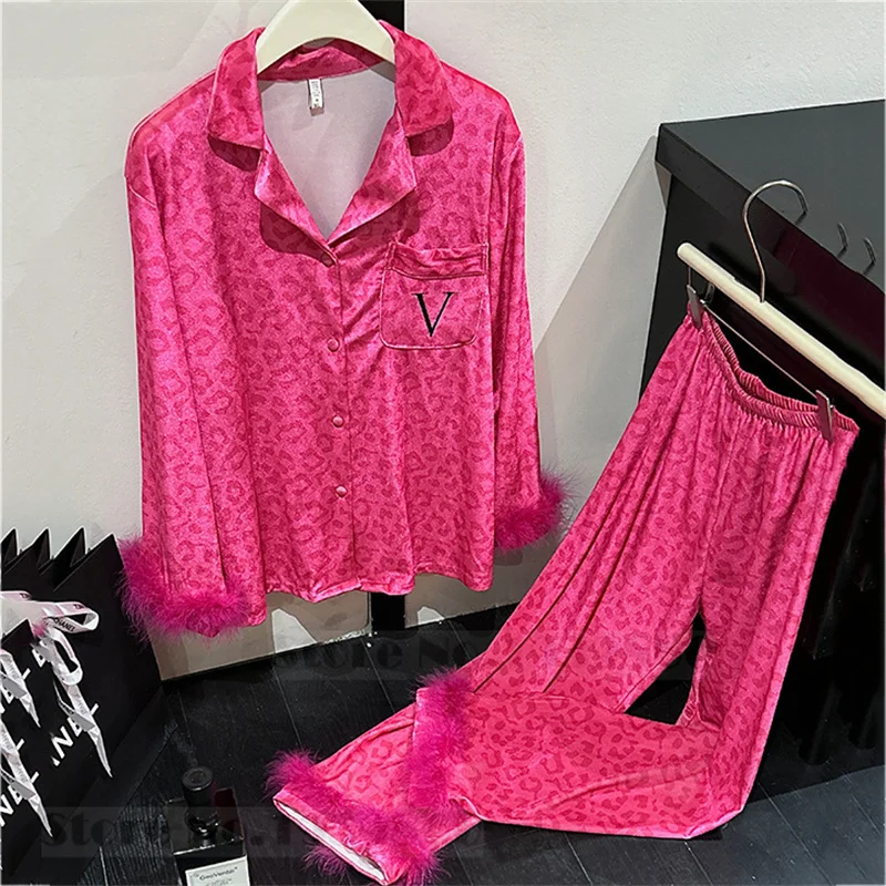 Новая бархатная Пижама сексуальная роскошная женская одежда для отдыха с