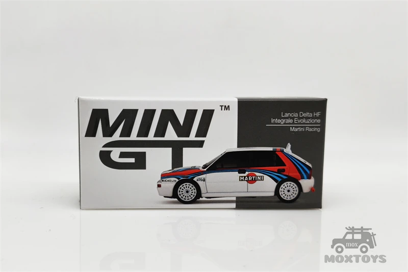 Мини GT 1:64 Lancia Delta HF интегрированная Evolution Martini LHD литая модель автомобиля |