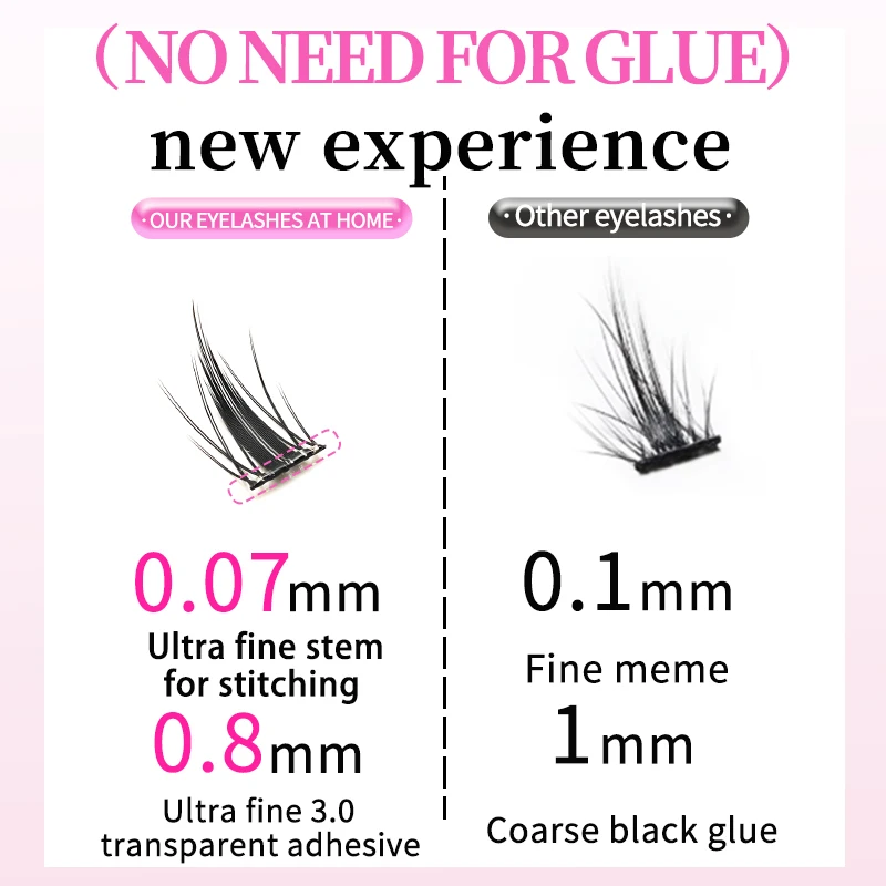 Книга для ресниц большой емкости без клея маленькие ресницы с диким кроликом