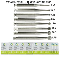 wave dental tungsten carbide bur round low speed latch drills finishing ra1 ra8