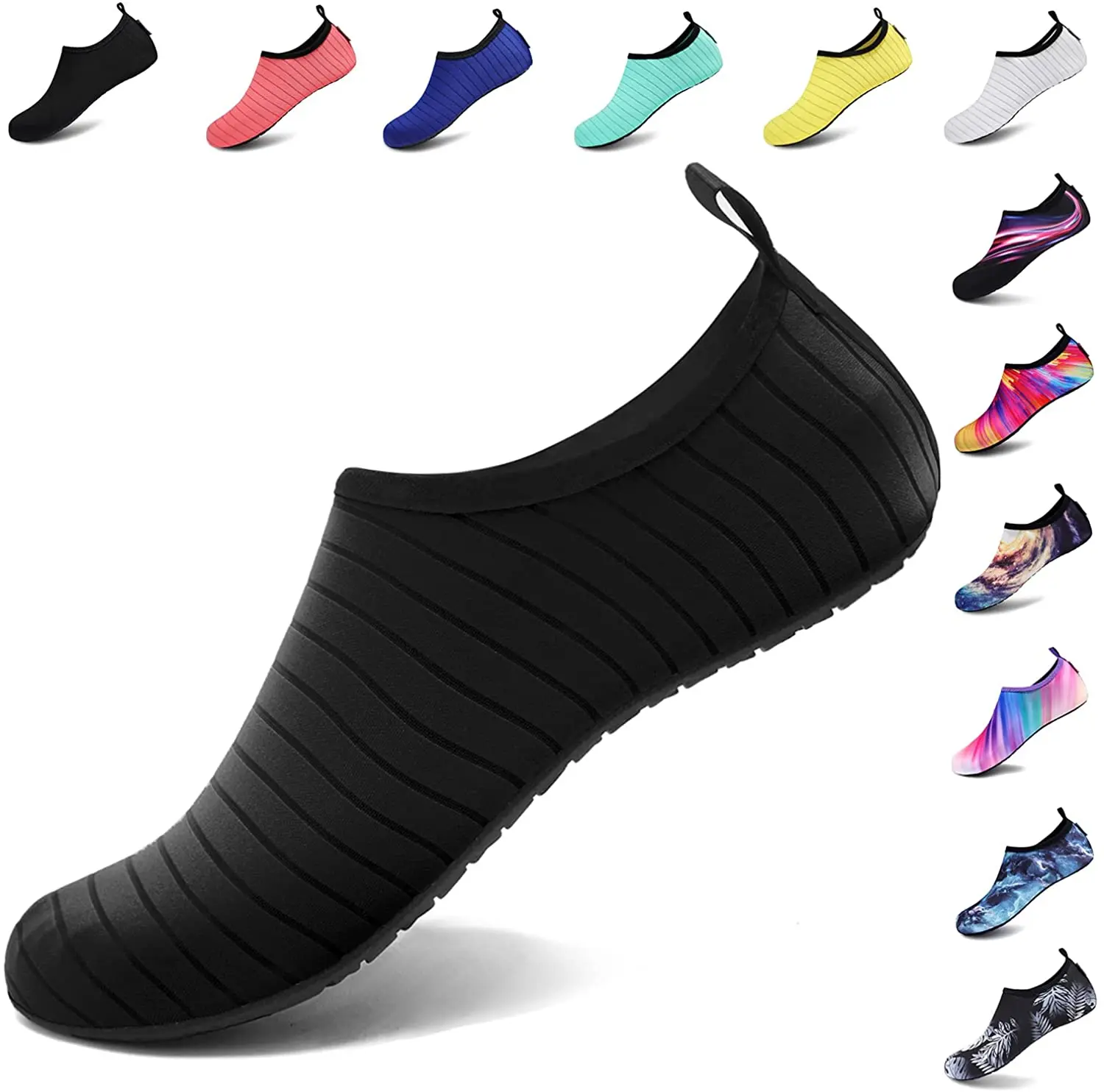 

Water Sports Shoes Barefoot Quick-Dry Aqua Yoga Socks Slip-on for Women Prints Anti Slip Dance Swim Surf Diving Underwater Shoes