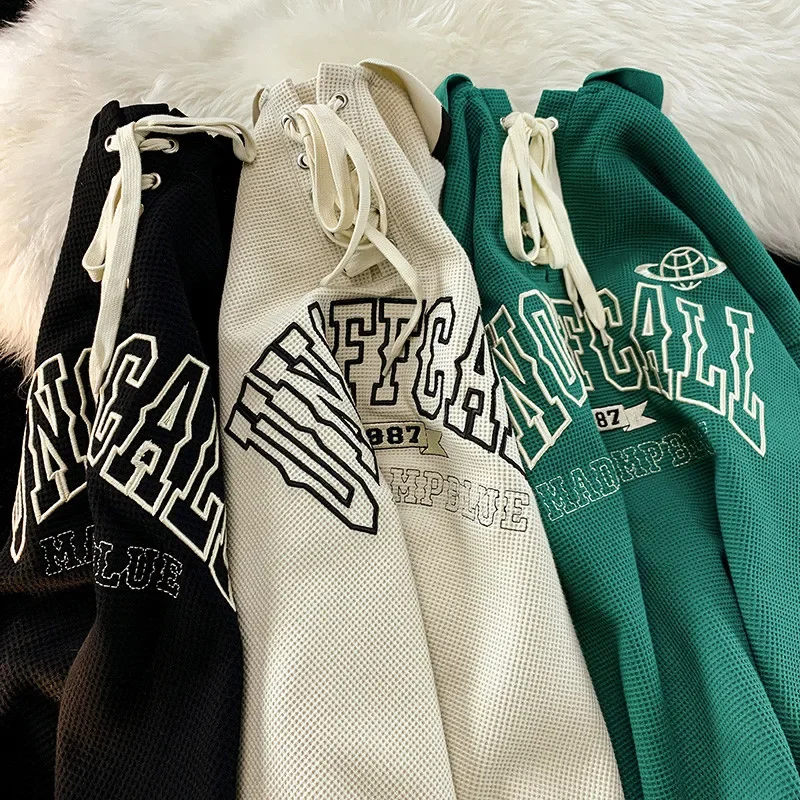 Женская хлопковая уличная куртка-поло с Вафельной вышивкой спортивная куртка