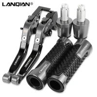 motorcycle aluminum brake clutch levers hand grips ends parts for honda rebel cmx250c 1996 2011 2008 2009 2010 accessories