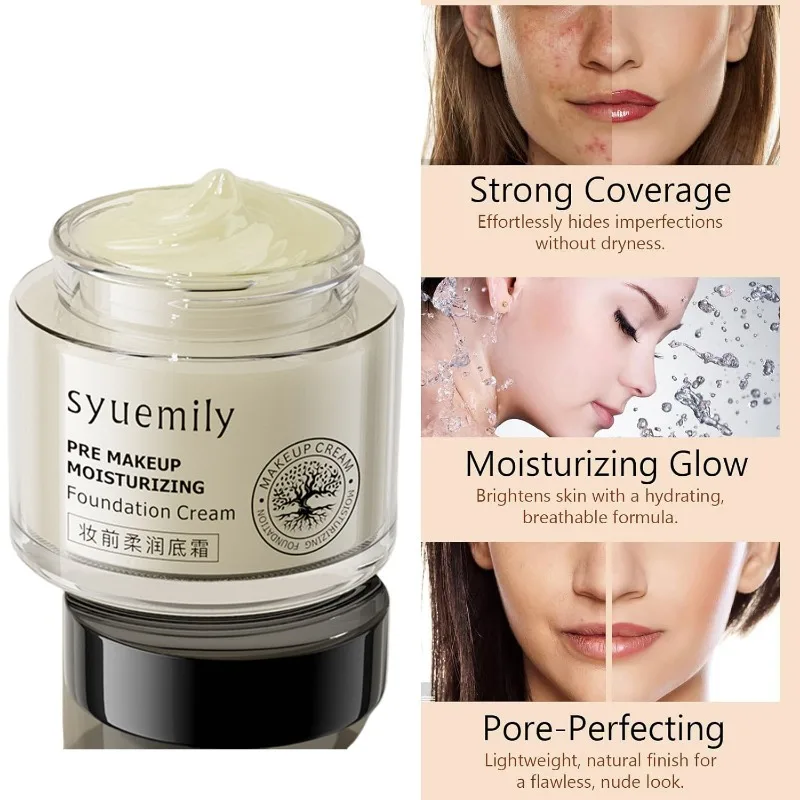 24H Увлажняющая основа для предварительного макияжа увлажняющая крем-праймер