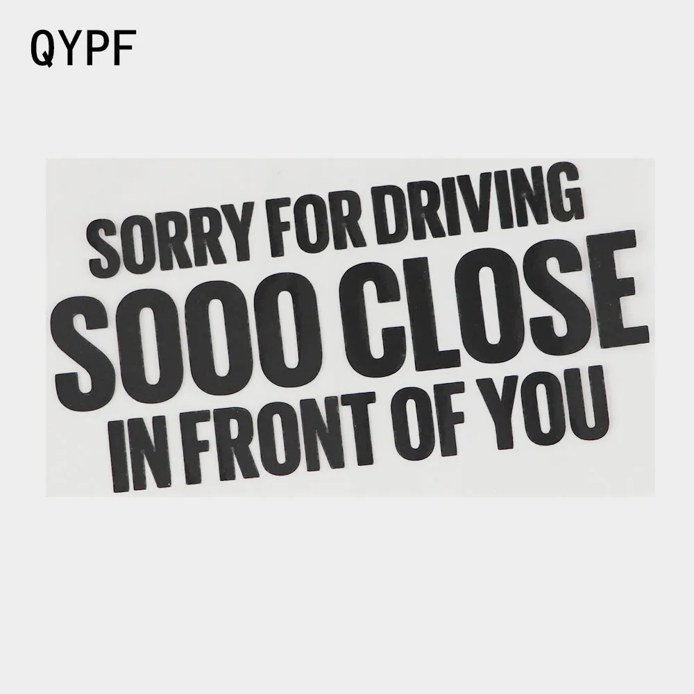 

QYPF 14,5 см × 7,4 см интересная виниловая наклейка на мотоцикл Sooo Закрытая наклейка на автомобиль черная/серебряная наклейка 2C-0098