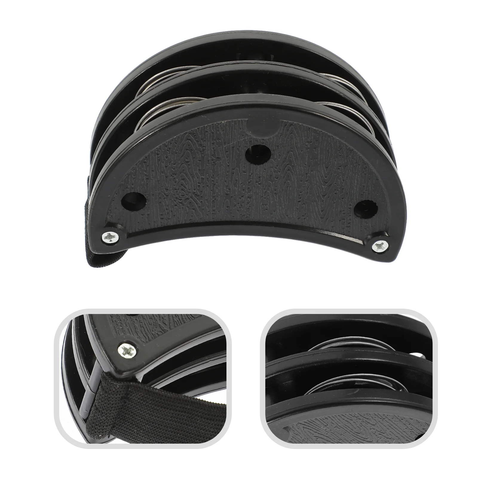 

2 Pcs Tambourines Foot Pedal Bell Adults Percussion Fun Metal Christian Dance Church Instruments