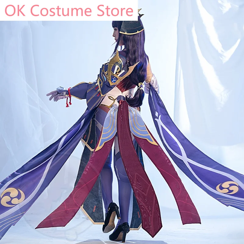 Игровой костюм для косплея Genshin Impact Raiden Shogun босса No Inazuma Tono с париком