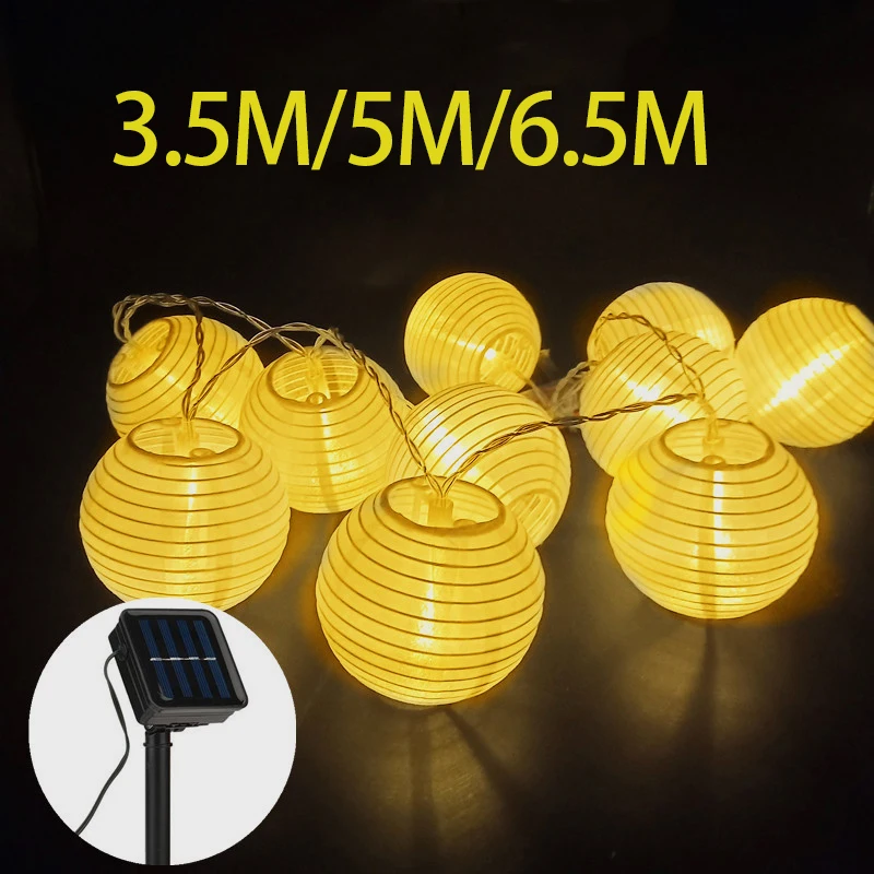 

LED Solar Outdoor Light Garden Decorative Lights Courtyard Waterproof Soalr Lamp Garland Sunlight Christmas Holiday Decor