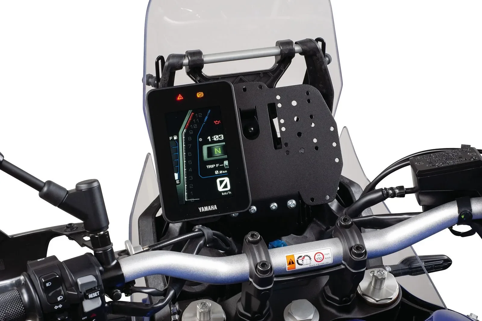 Фото Крепления GPS для Yamaha Tenere700 Tenere 700 Rally Edition T7 T700 World Raid, навигационные устройства, кронштейн для смартфона с защитой от тряски №2
