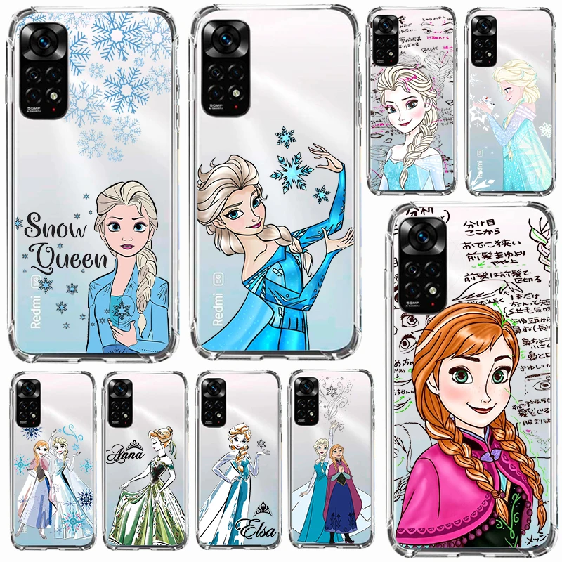 

Princess Aisha Disney Phone Case for Redmi Note 11 11S 11T 10 10S 9 9S 9T 8T 8 Pro Plus Transparent Soft Shell Cover Coque Capa