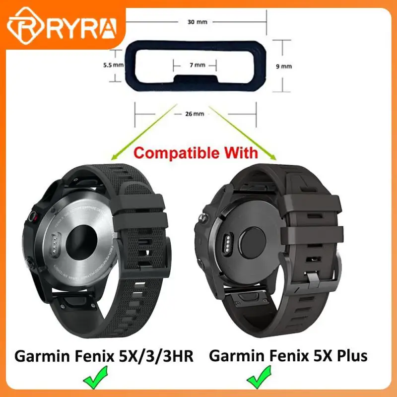 

Safe Holder Retainer Ring Silicone Watch Replacement Rubber Soft Watch Band Keeper Loop Super Light Weight For Garmin Fenix6x/6s