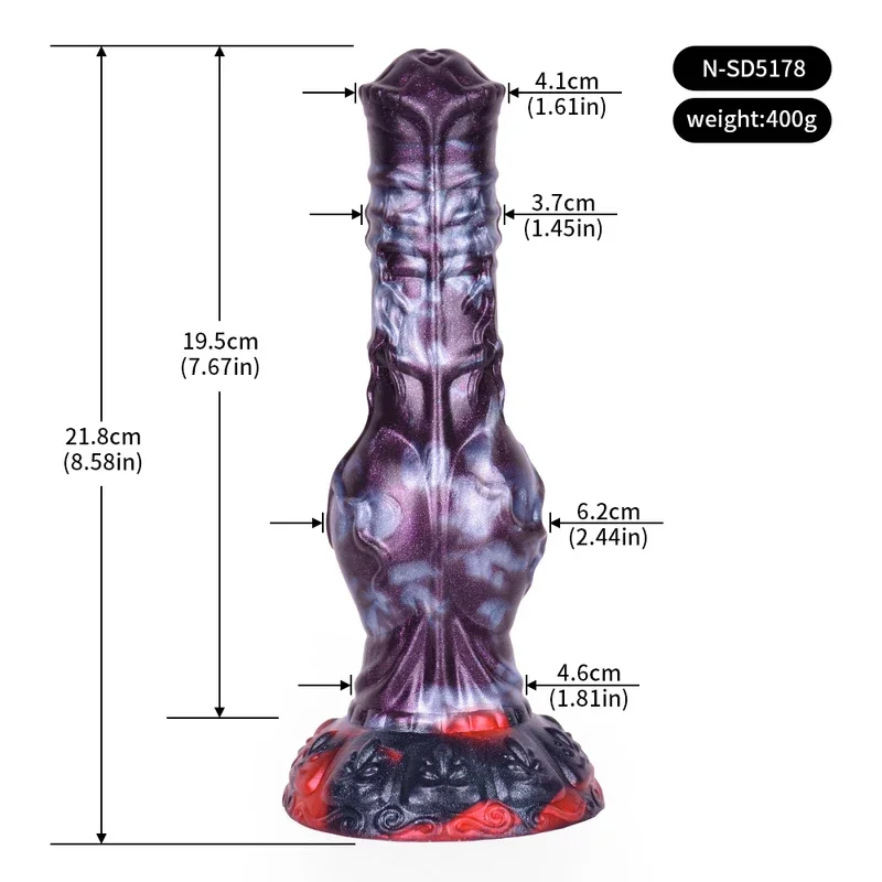 Faak силиконовый фэнтезийный собачий узел фаллоимитатор с присоской большой пенис