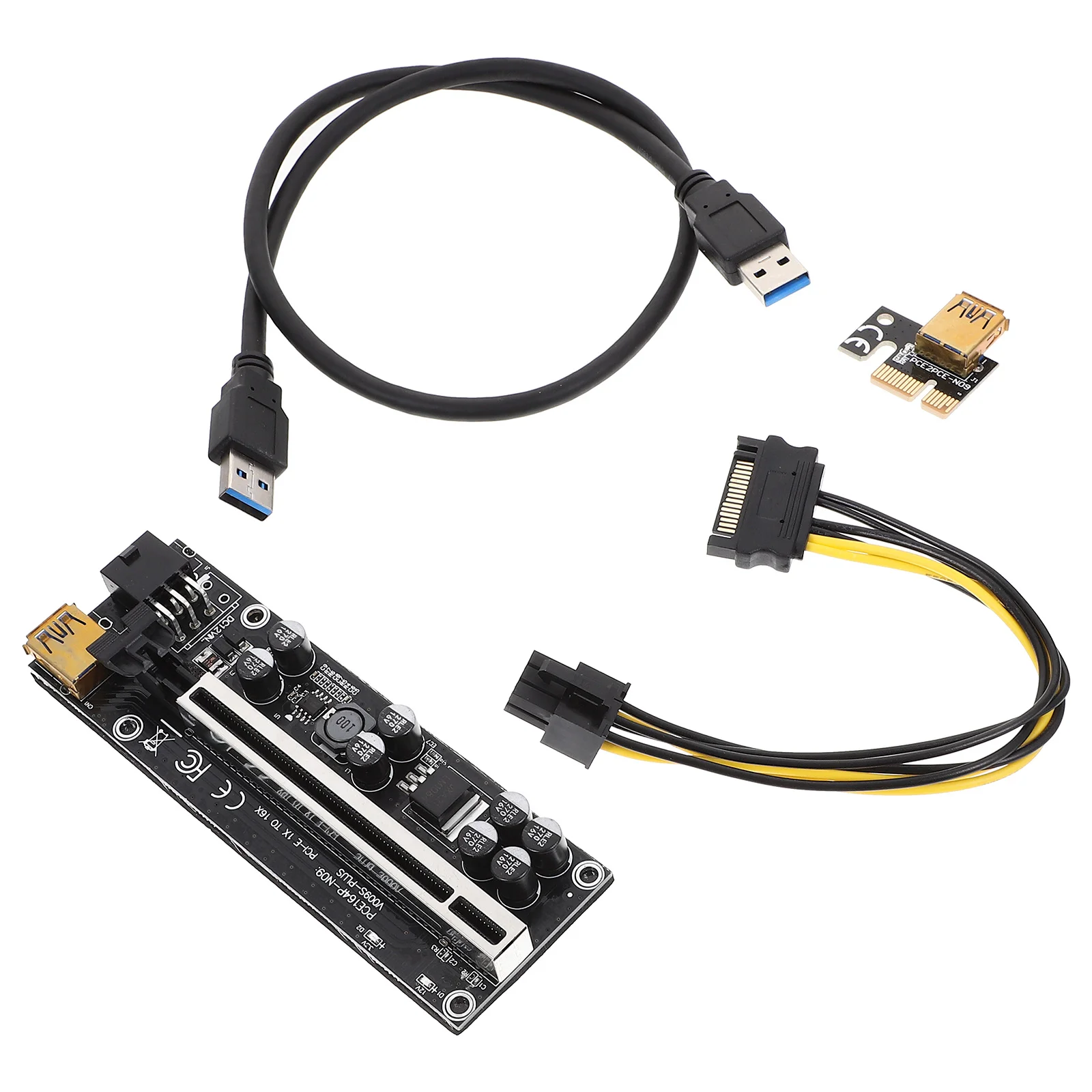 

Кабели для ПК карта графического адаптера PCIe, удлинитель, компьютерные аксессуары 1x 16x, удлинитель PCI-E Mining