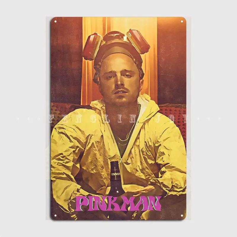 

Металлический плакат Pinkman, Постер клувечерние, бара, пещера, украшение, постер, жестяной знак, постер