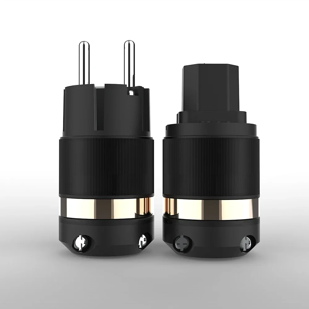 Разъем питания Schuko аудио класса с родиевым покрытием