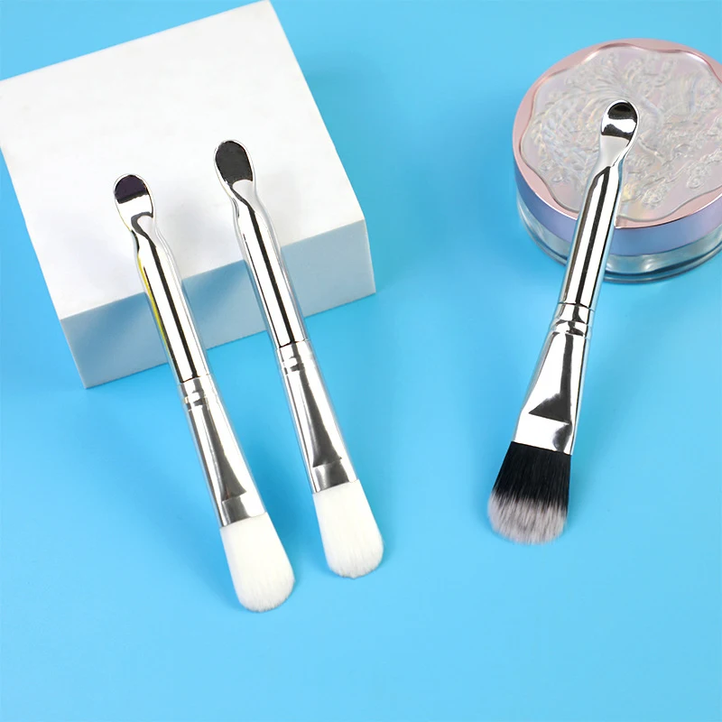 Mask Brushes Artificial Fiber Mask Brush Flat Soft Hair BB Cream Foundation Applicator Mud Mask Blender Make Up Beauty Tools