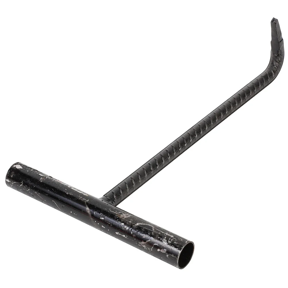 

Manhole Cover Hook T-shape Hook Hook Steel Crafts Lift Hook Sewer Hook