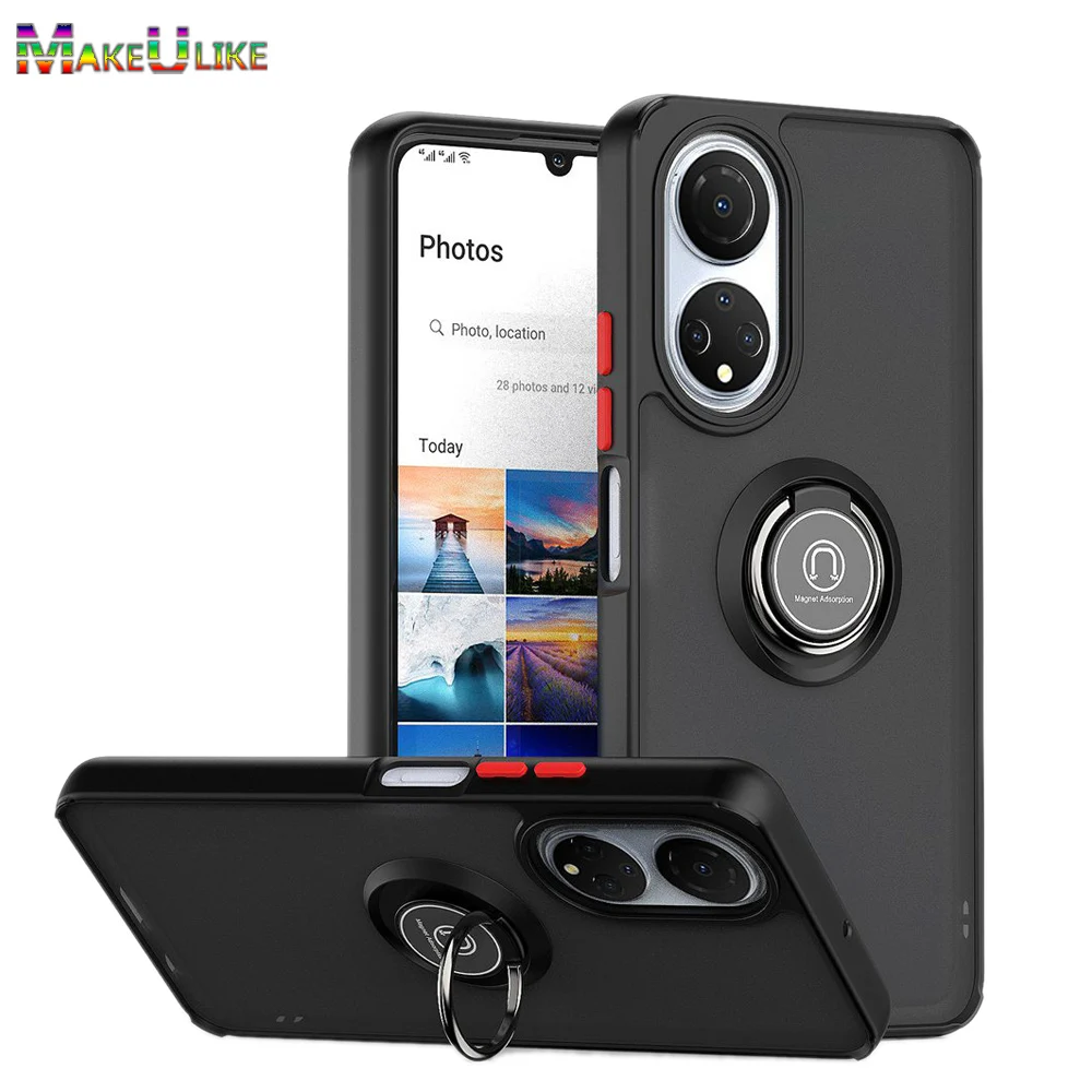 

Case for Honor Nova 5T 9 Pro 6 7 SE 7i 8 8i Case Shockproof Ring Hard Back Case for Nova 9pro 6SE 7SE Nova9 Nova8 Nova7 Cover