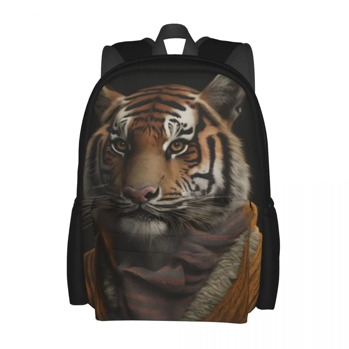 

Tiger Backpack Amazing Portraits Dapper Clothing Streetwear Backpacks Men Trekking Pattern High School Bags Colorful Rucksack