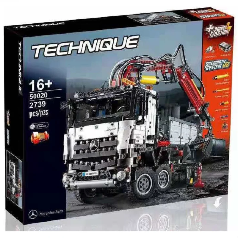 20005 серии Arocs 3245 строительные блоки детали совместимые с 42043 DIY обучающие игрушки