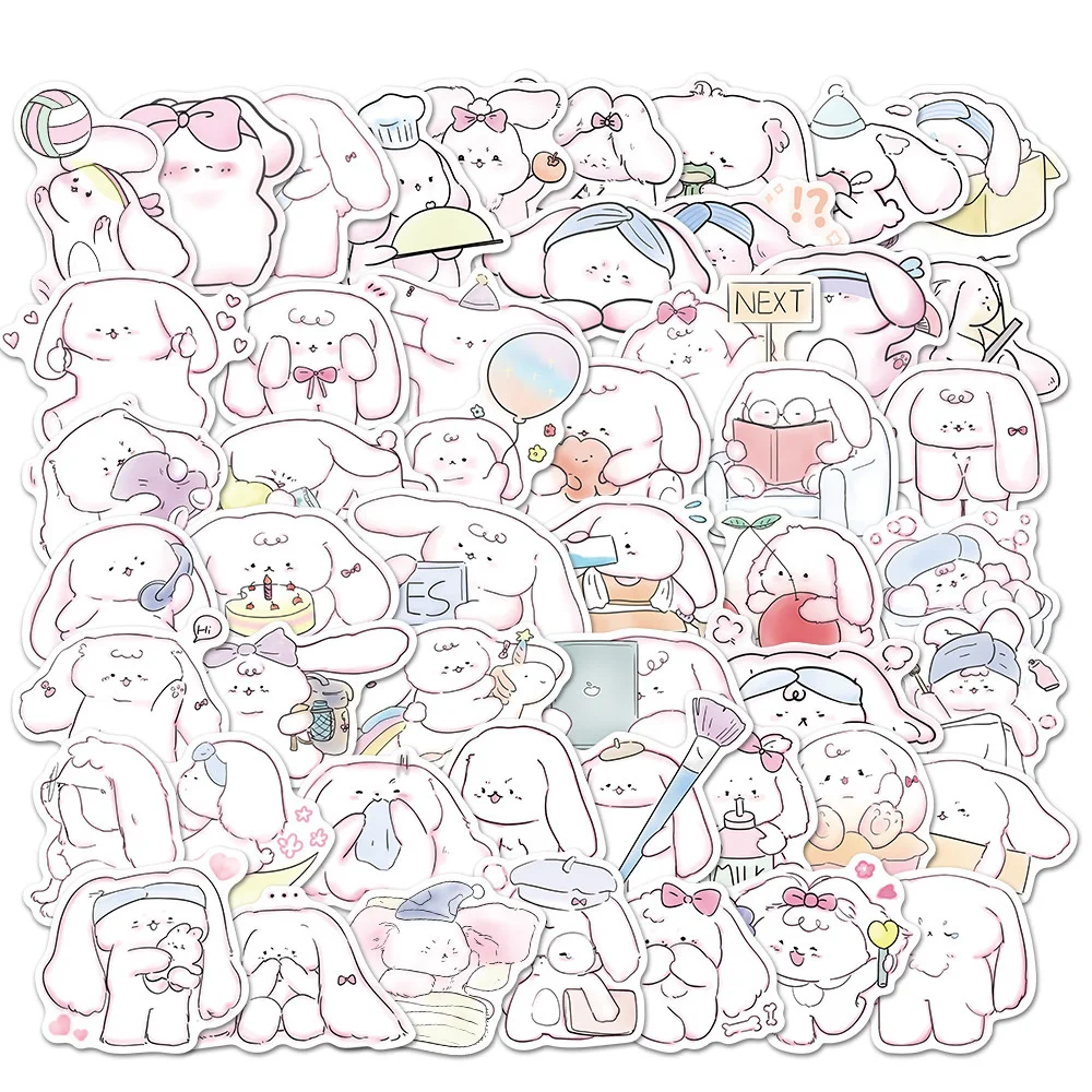 

10/30/50PCS Cartoon Cute Dog Trendy Graffiti Waterproof Sticker Toy Decoration Notebook Kids Gift iPad GuitarPVCStickerWholesale