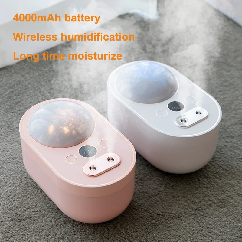 Увлажнитель-Ароматизатор воздуха Аккумуляторный с зарядкой от USB 2000 мА · ч |