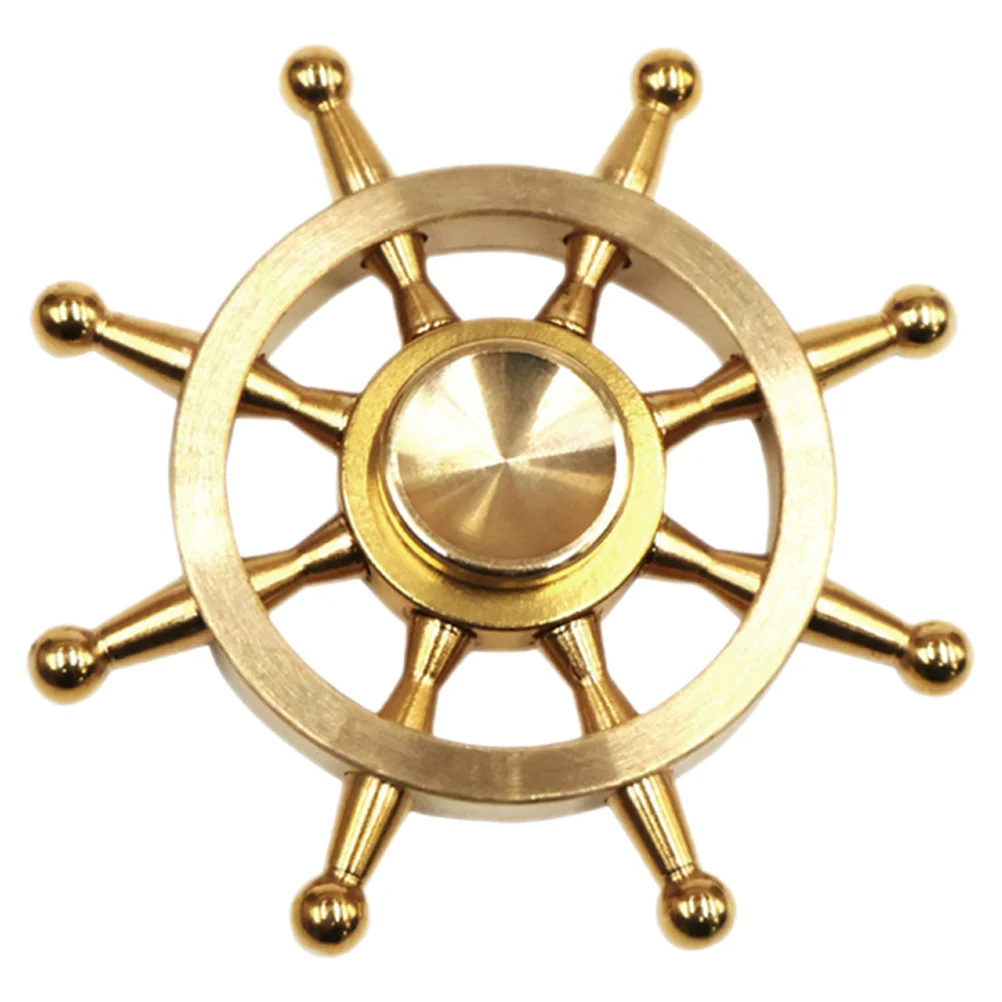 

Ship Wheel Decor Desktop Ship Wheel Home Living Room Ornament Brass Decorative Object
