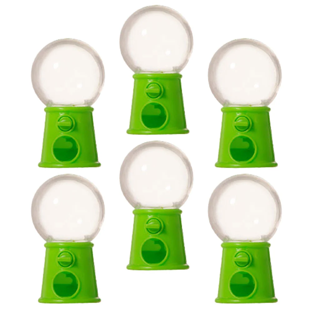 

6pcs Kids Mini Gumballs Machines Candy Box Candy Dispenser Candy Machine Children Money Bank