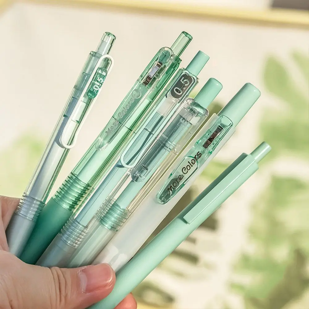 

6 PCS/Set Gift Morandi Colored Creative Stationery Writing Tools Ballpoint Pens Marker Gel Pens Set Fountain Pen