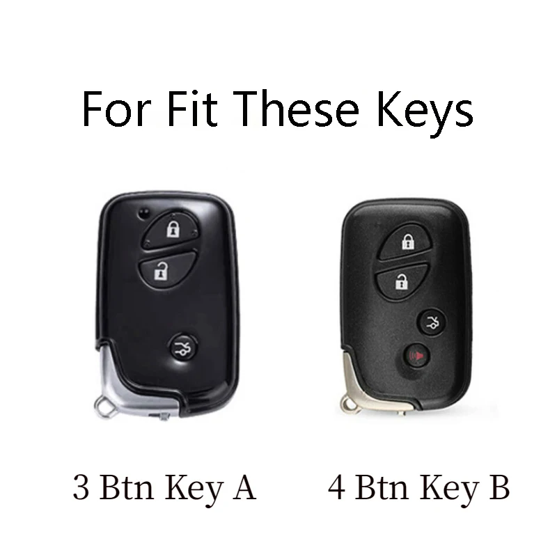 3/4 кнопочный автомобильный брелок из АБС-карбона для Lexus GS430 ES350 GS350 LX570 IS350 RX350 IS250