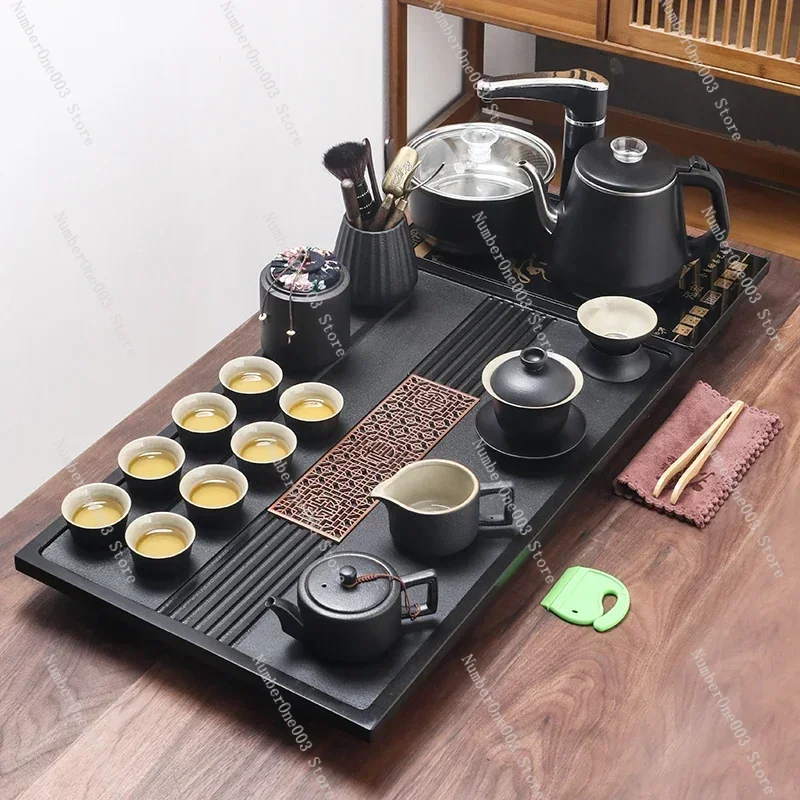 Магнитный керамический чайный набор Kungfu костяного фарфора роскошный для