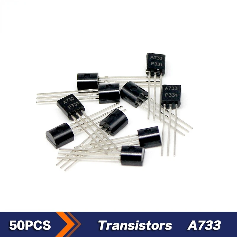 

50pcs/lot A733 2SA733 TO-92 Transistor PNP Transistors 50V 150MA New and original IC Chip