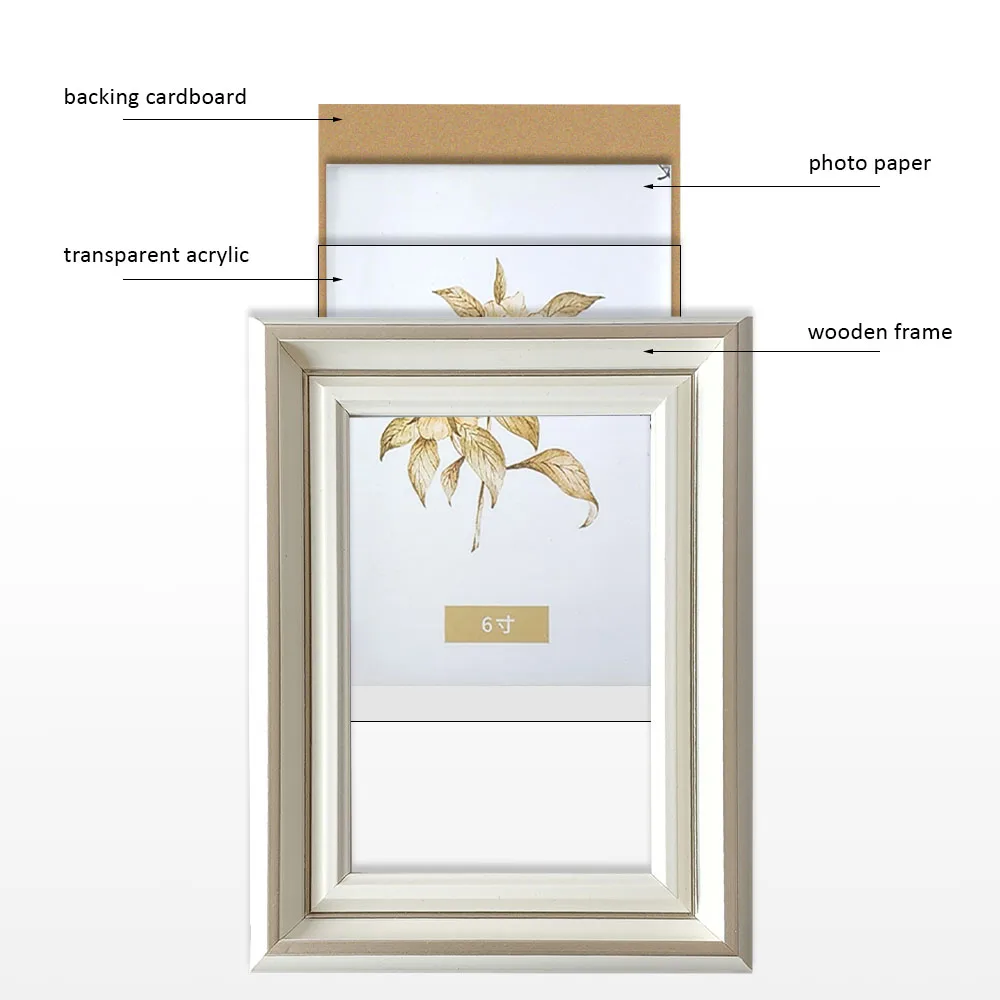 5 дюймов 6 фоторамка в американском стиле настенная подвесная детская креативная