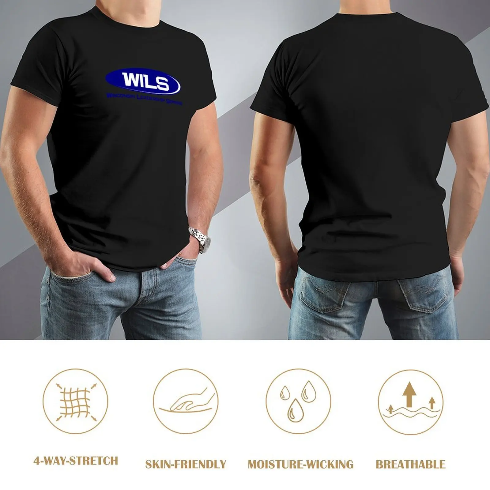 WILS Classic Color T-Shirt заготовки оверсайз мужские футболки с рисунком забавные