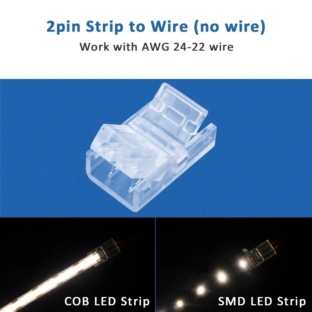 

Угловой разъем для светодиодной ленты MJJCLED 2 Pin