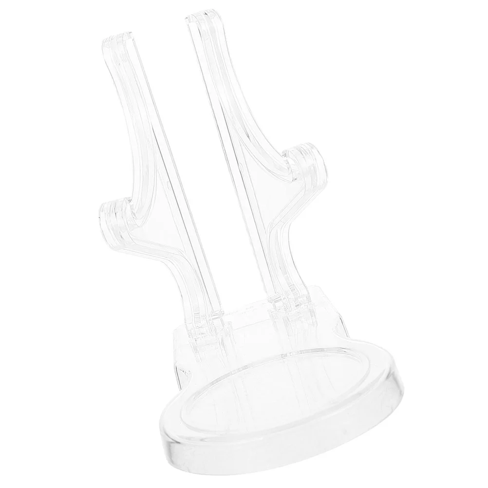 

Saucer Display Holder Cup Stand Mug Shelf Acrylic Transparent Tray Rack Teacup China