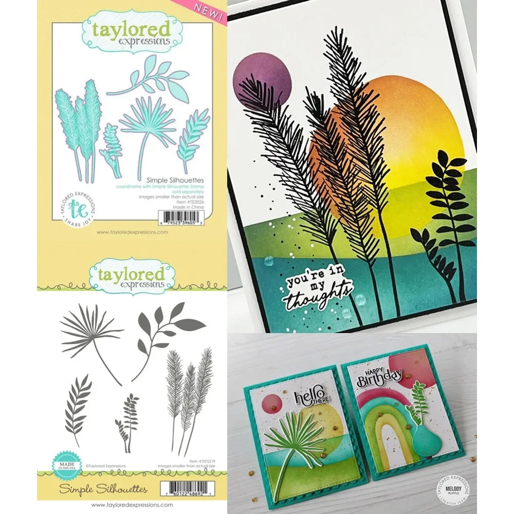 Простые силуэты вырезанные штампы и для DIY скрапбукинга фотоальбом декоративное