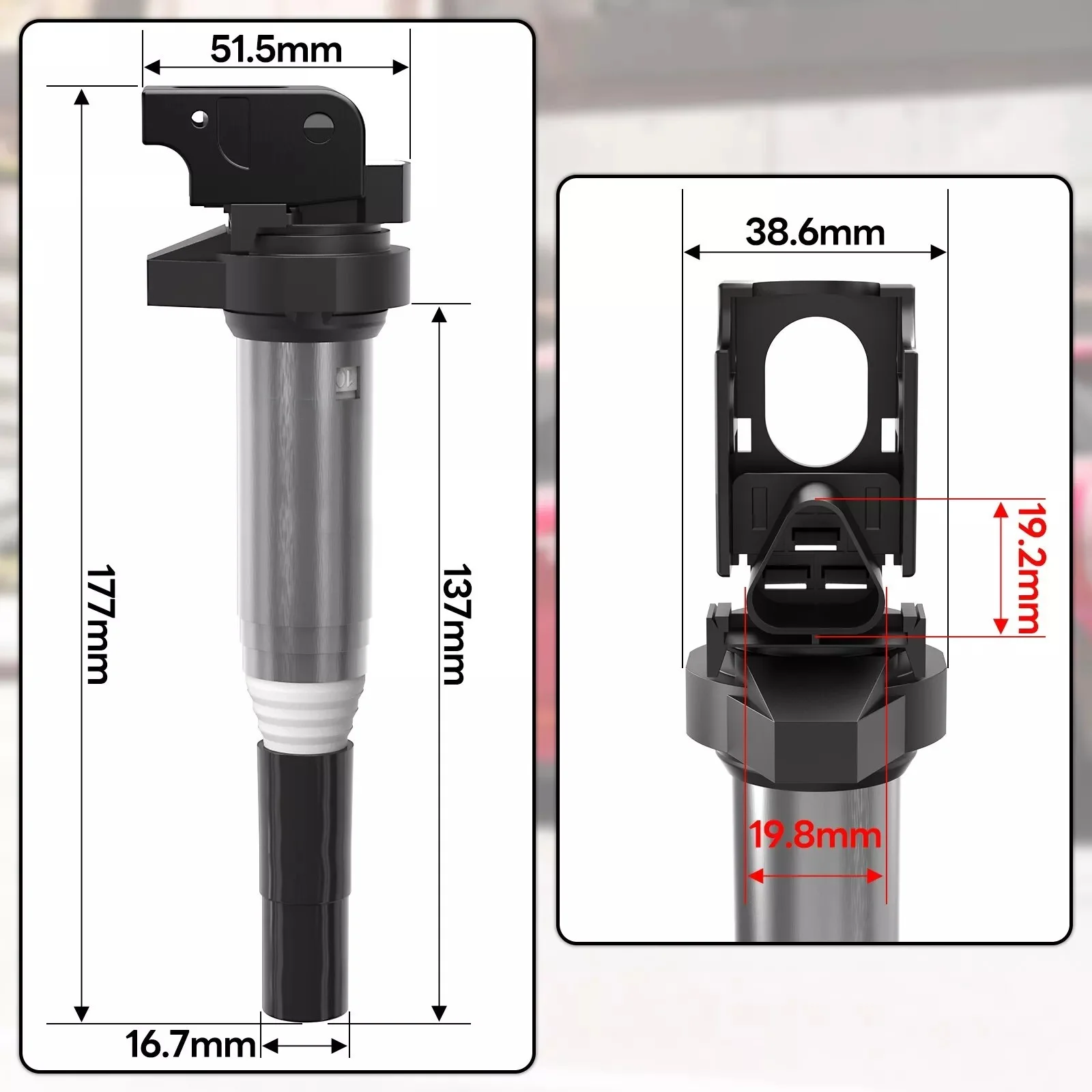 1/4 шт. 12137575010 Высококачественная Катушка зажигания для Mini Cooper Countryman Paceman 1.6L 0221504800