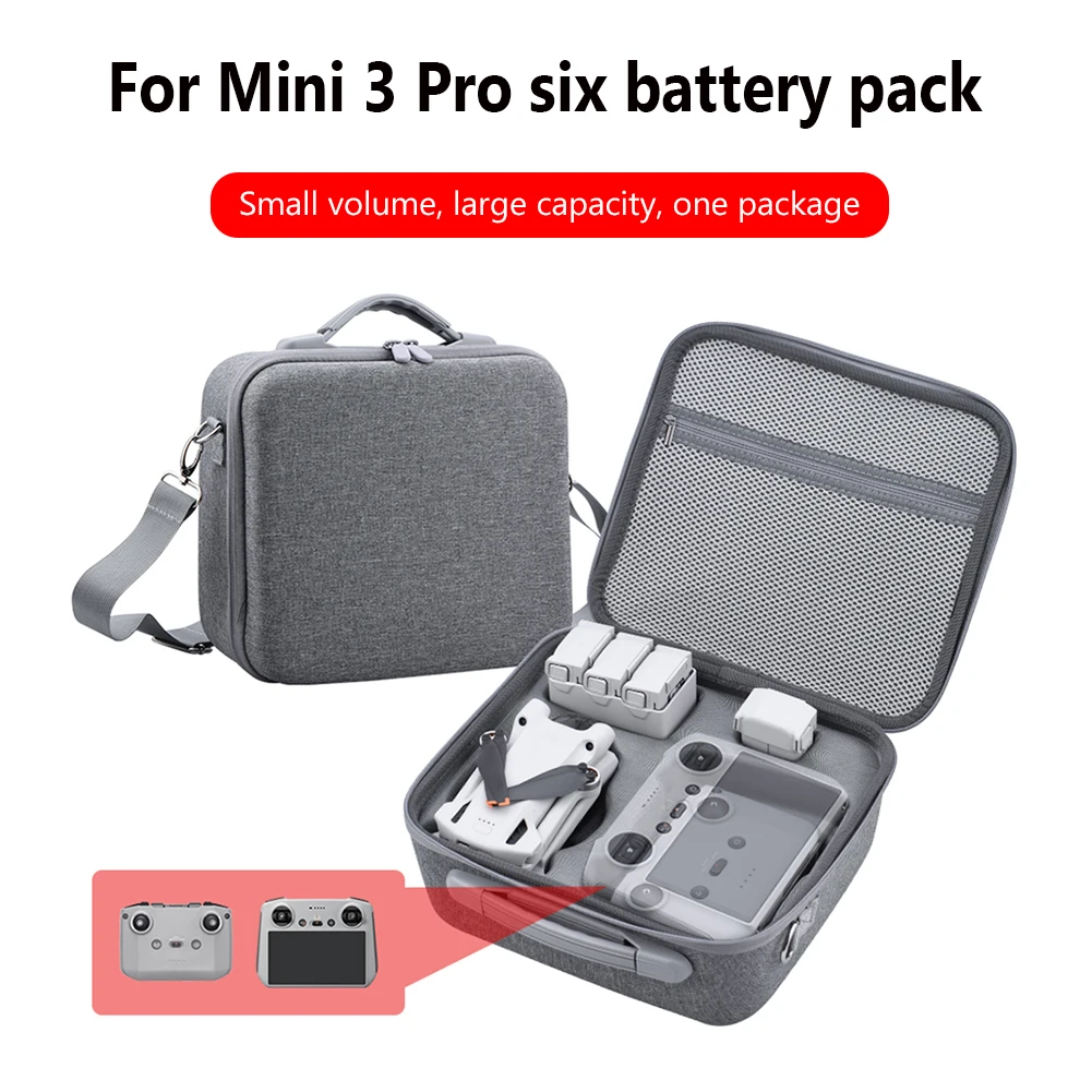 

Сумка для хранения для DJI Mini 3 Pro, переносной чехол, Портативная сумка через плечо для DJI Mini 3 Pro, аксессуары для контроллера дрона, коробка для х...