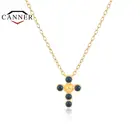 Женское Ожерелье-чокер из серебра 925 пробы с синим и розовым цирконием