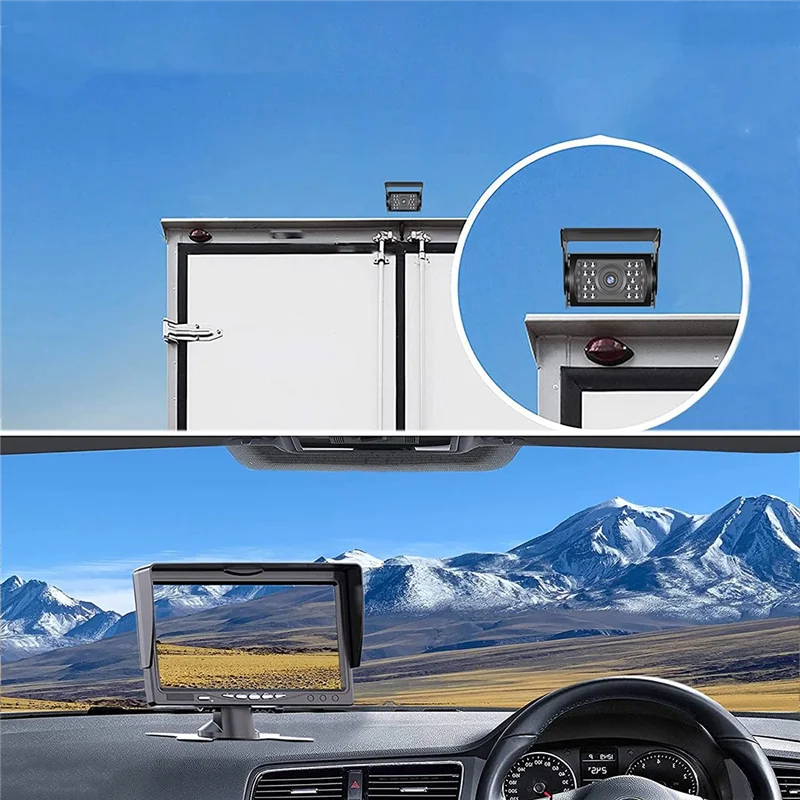 1080P HD резервная камера IP69 водонепроницаемая заднего вида с широким углом обзора