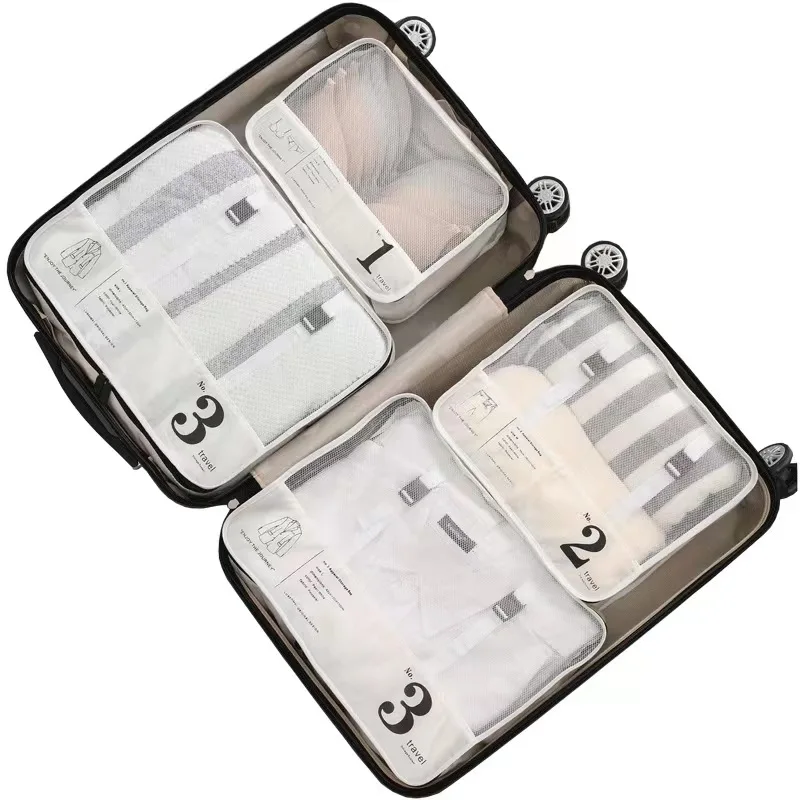 

Вместительная дорожная сумка для хранения, набор для хранения одежды, шкаф, чемодан, рюкзак, дорожная сумка для хранения, чемодан, упаковка д...