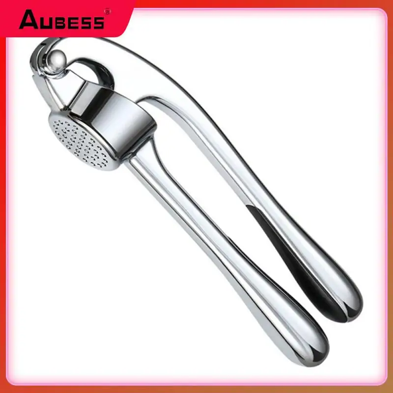 

Garlic Stainless Steel Zinc Alloy Manual Press Garlic Artifact Garlic Peeling Garlic Kitchen practical Tool labor-saving press