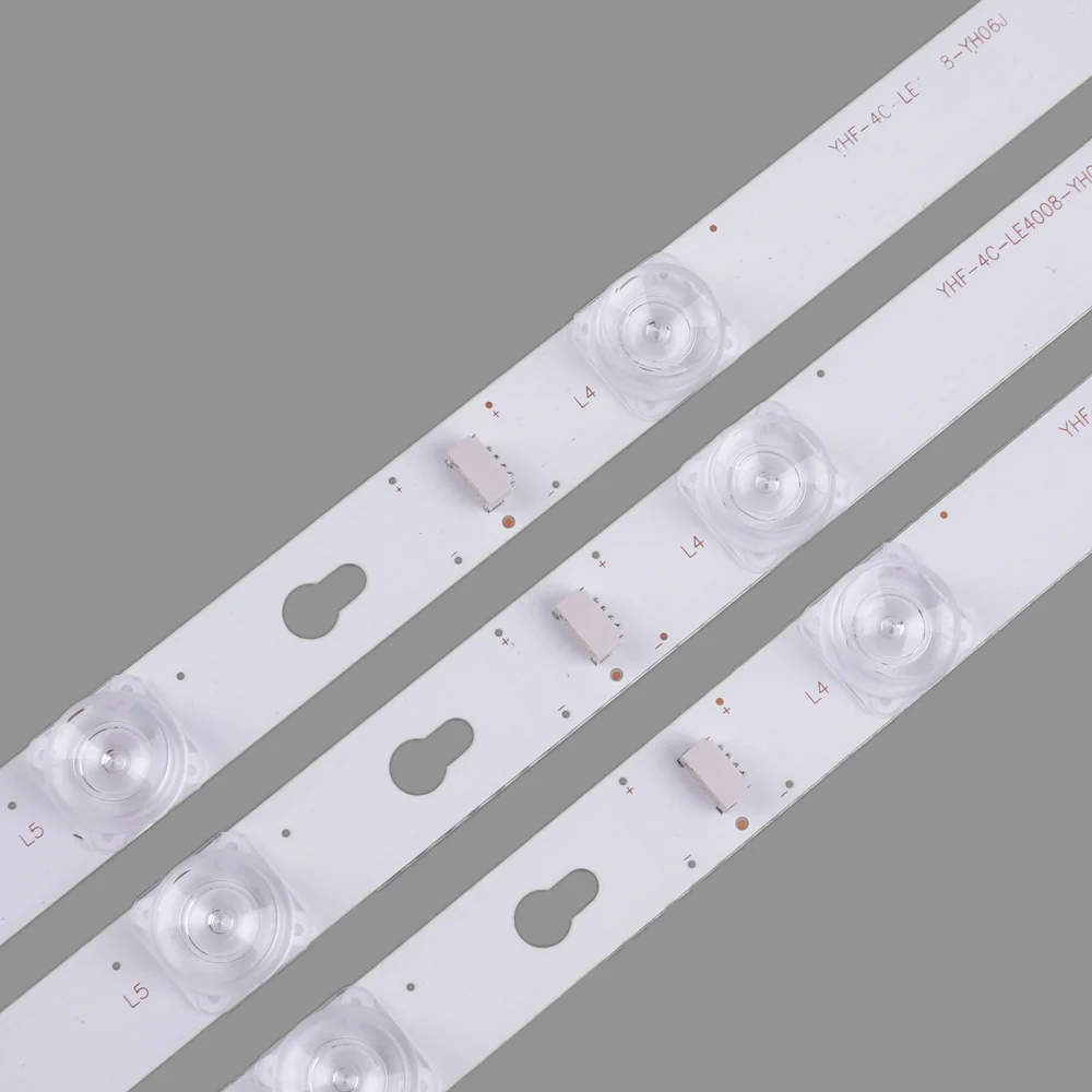 3pcs/set LED backlight strip for 40FD5406 Toshiba L40F3301B 40A730U 40l2600 TCL F40S5916 TOT_40D2900_3x8_3030C L40E5800A L40F330