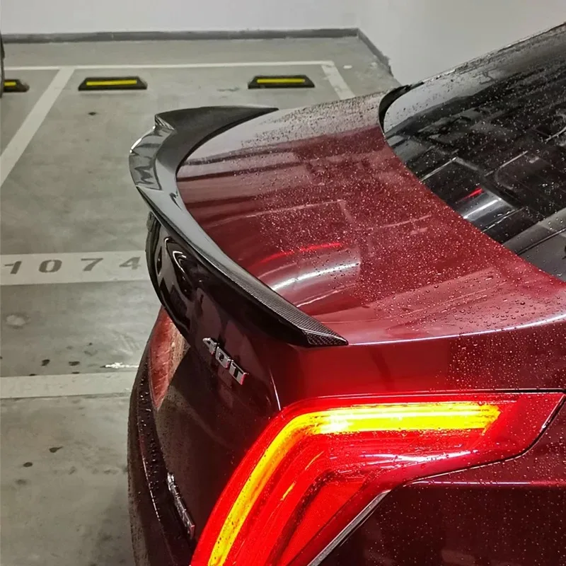 Подходят для Cadillac CT6 2016-2018 задние крылья из углеродного волокна задний спойлер