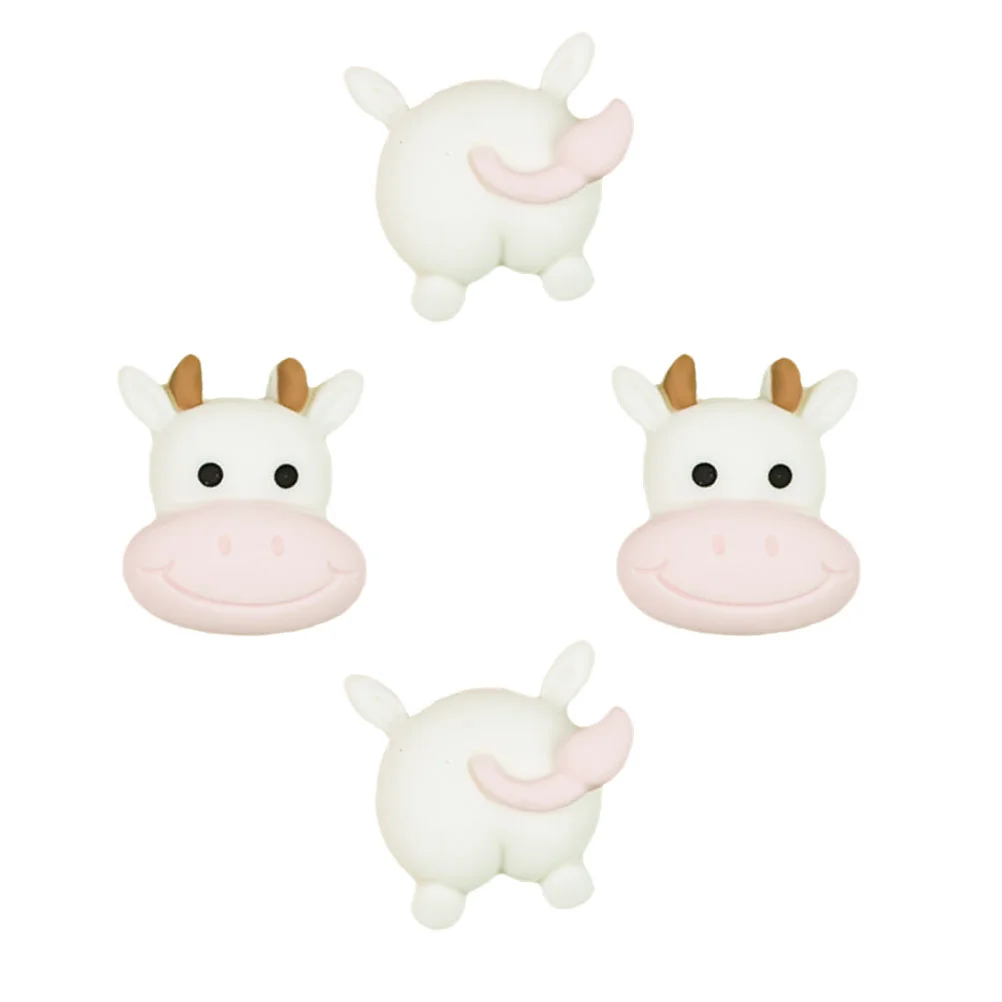 

Push Pin Cow Pushpin Thumbtacks Decorative Drawing Tacks Thumb Flag Cartoon Photo Head Cork Map Whiteboard Office Flat Memo