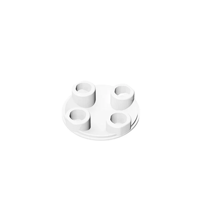 Фото MOC 140 шт. 2654 круглые 2x2 строительные блоки с закругленным дном, лодочная пластина, кирпичи, игрушка-головоломка с частицами, подарки на день рождения для детей №2