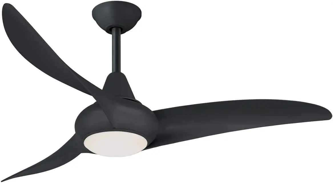 

F845-CL Light Wave 44" Ceiling Fan with LED Light and Remote Control in Coal Finish